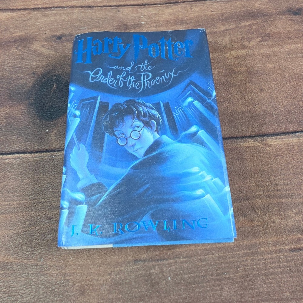 Scholastic Harry Potter Order of the Phoenix Book OS Blue Good 1st American Ed